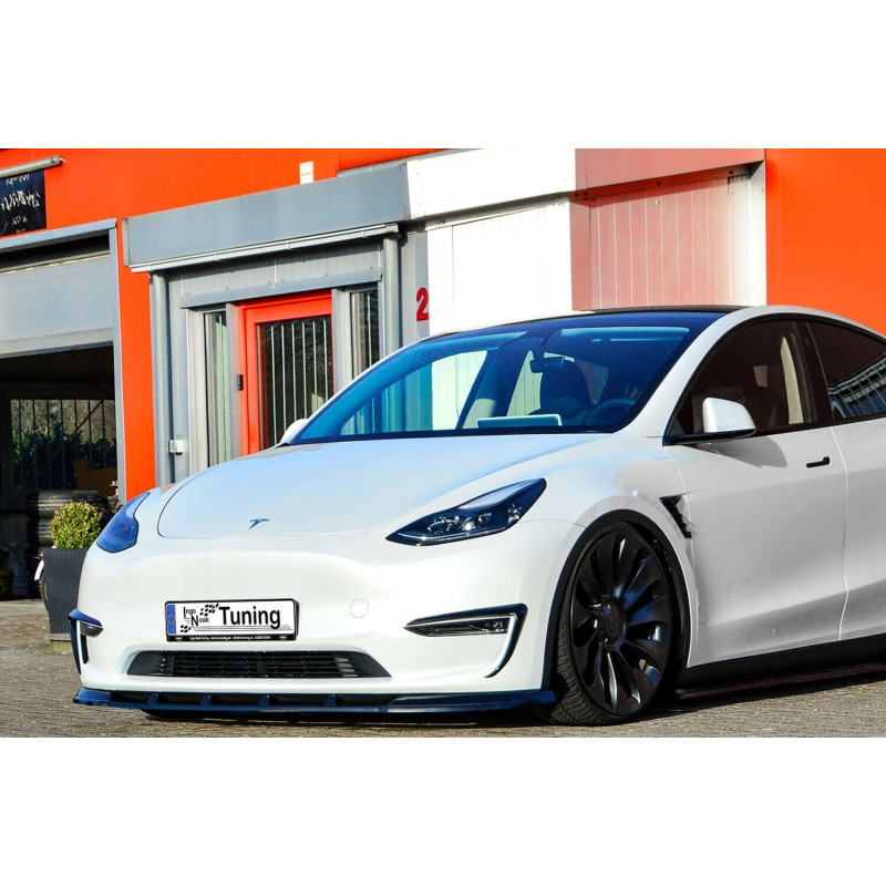 Spoiler paraurti anteriore in abs  Tesla Model Y (Cod. IN-INE-10810031-ABS-C)