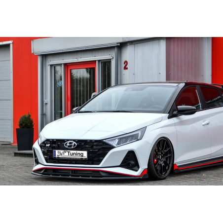 Spoiler paraurti anteriore in abs con flaps hyundai i20N Performace BC3  (Cod. IN-INE-20200031DNW-AB