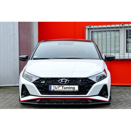 Spoiler paraurti anteriore in abs con flaps hyundai i20N Performace BC3  (Cod. IN-INE-20200031DNW-AB
