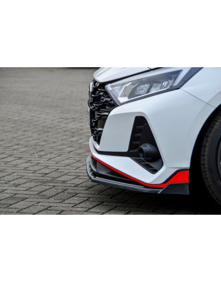 Spoiler paraurti anteriore in abs con flaps hyundai i20N Performace BC3  (Cod. IN-INE-20200031DNW-AB