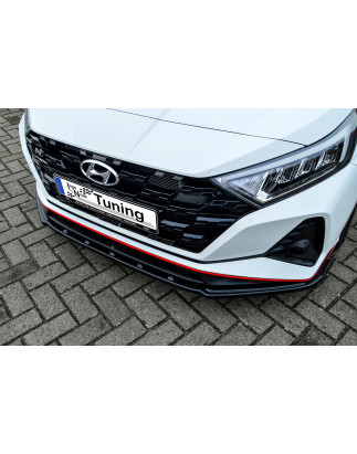 Spoiler paraurti anteriore in abs con flaps hyundai i20N Performace BC3  (Cod. IN-INE-20200031DNW-AB