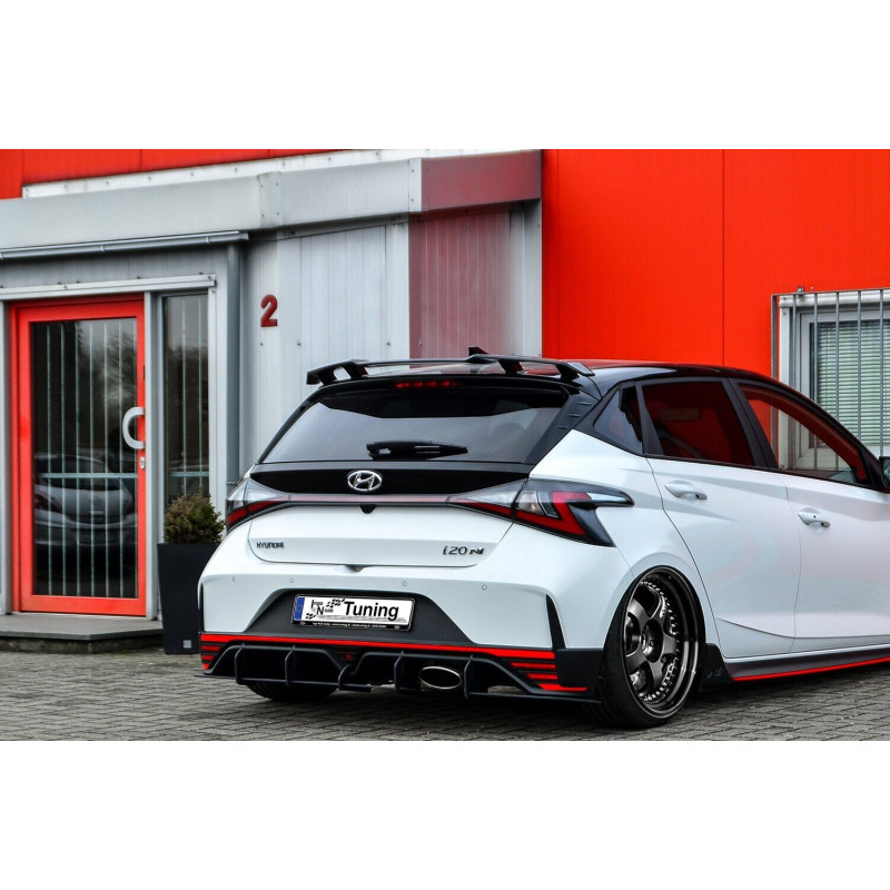 Sottoparaurti posteriore race look con flaps hyundai i20N Performace BC3  (Cod. IN-INE-20200045DNRT-