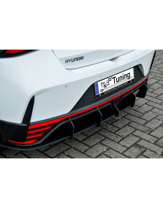 Sottoparaurti posteriore race look con flaps hyundai i20N Performace BC3  (Cod. IN-INE-20200045DNRT-