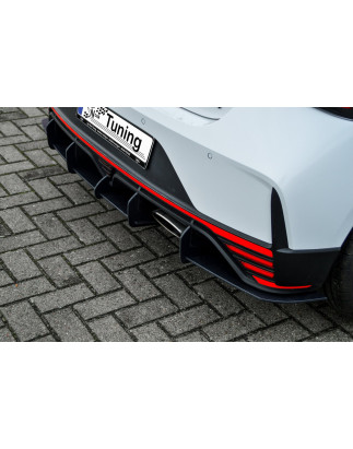 Sottoparaurti posteriore race look con flaps hyundai i20N Performace BC3  (Cod. IN-INE-20200045DNRT-