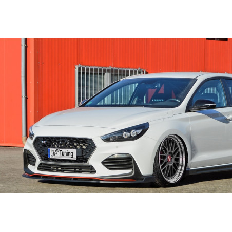 Spoiler paraurti anteriore in abs con flaps hyundai i30 Fastback N (Cod. IN-INE-20210031CN-ABS)