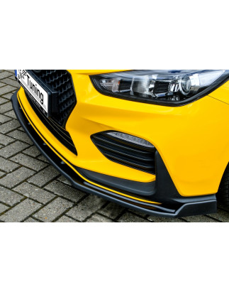 Spoiler paraurti anteriore in abs con flaps hyundai i30 Fastback N-Line (Cod. IN-INE-20210031CN-ABS-