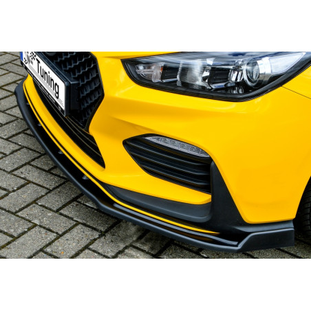 Spoiler paraurti anteriore in abs con flaps hyundai i30 Fastback N-Line (Cod. IN-INE-20210031CN-ABS-