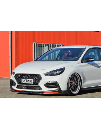 Spoiler paraurti anteriore in abs con flaps hyundai i30 Fastback N (Cod. IN-INE-20210031CN-ABS-C)