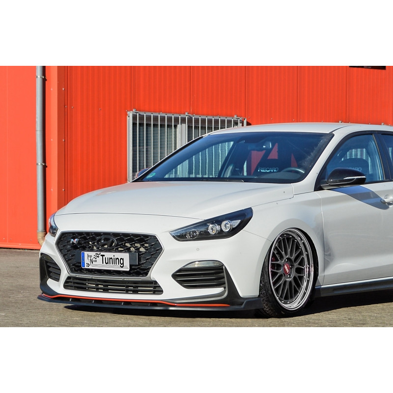 Spoiler paraurti anteriore in abs con flaps hyundai i30 Fastback N (Cod. IN-INE-20210031CN-ABS-C)