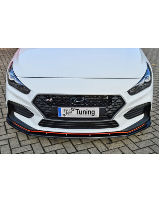 Spoiler paraurti anteriore in abs con flaps hyundai i30 Fastback N (Cod. IN-INE-20210031CN-ABS-C)