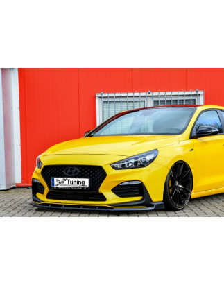 Spoiler paraurti anteriore in abs con flaps hyundai i30 Fastback N-Line (Cod. IN-INE-20210031CN-ABS-