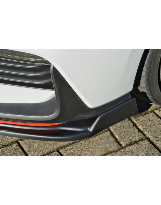 Spoiler paraurti anteriore in abs con flaps hyundai i30 Fastback N (Cod. IN-INE-20210031CN-ABS-G)