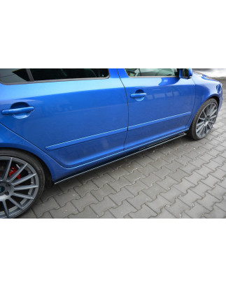 Diffusori minigonne Skoda Octavia RS Mk2 / Mk2 FL (Cod. M-SK-OC-2F-RS-SD1G)