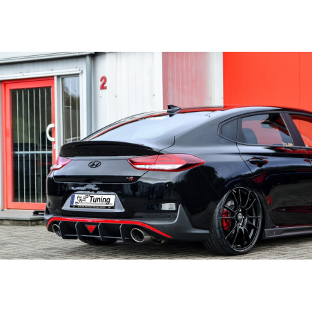 Sottoparaurti posteriore race look con flaps hyundai i30N Facelift incl. Performace PDE  (Cod. IN-IN