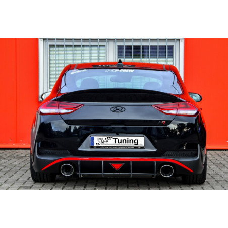 Sottoparaurti posteriore race look con flaps hyundai i30N Facelift incl. Performace PDE  (Cod. IN-IN