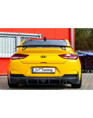 Sottoparaurti posteriore race look con flaps hyundai i30 Fastback N-Line (Cod. IN-INE-20210045CNFRT-
