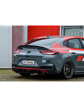 Sottoparaurti posteriore race look con flaps hyundai i30 Fastback N (Cod. IN-INE-20210045CNFRT-ABS-2