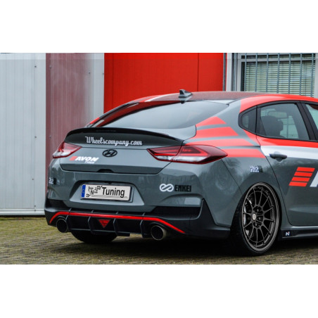 Sottoparaurti posteriore race look con flaps hyundai i30 Fastback N (Cod. IN-INE-20210045CNFRT-ABS-2