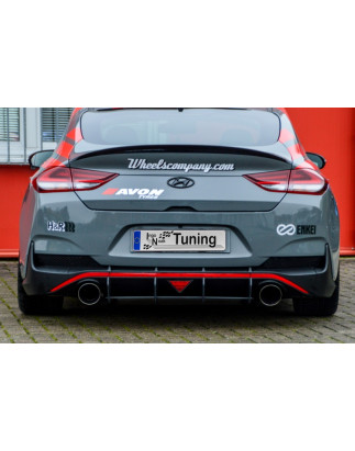 Sottoparaurti posteriore race look con flaps hyundai i30 Fastback N (Cod. IN-INE-20210045CNFRT-ABS-2