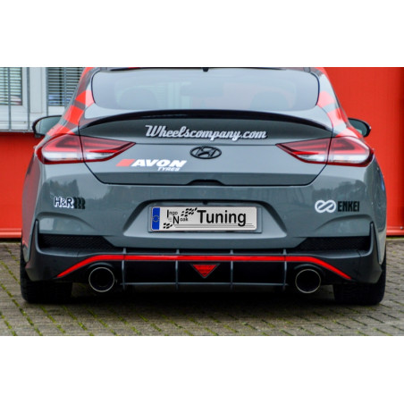 Sottoparaurti posteriore race look con flaps hyundai i30 Fastback N (Cod. IN-INE-20210045CNFRT-ABS-2