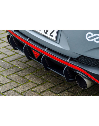Sottoparaurti posteriore race look con flaps hyundai i30 Fastback N (Cod. IN-INE-20210045CNFRT-ABS-2