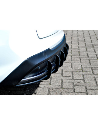 Sottoparaurti posteriore race look con flaps hyundai i30 N-Line Kombi (Cod. IN-INE-20210045CNLBKRT-A