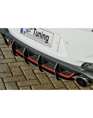 Sottoparaurti posteriore race look con flaps hyundai i30N + N-Performance ( PDE) (Cod. IN-INE-202100