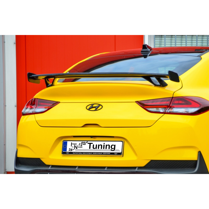 Spoiler posteriore in vetroresina con flaps in abs hyundai i30 Fastback N-Line (Cod. IN-INE-20210080