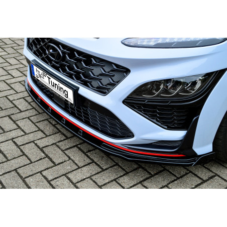 Spoiler paraurti anteriore in abs con flaps hyundai Kona N-Line (Cod. IN-INE-20220031BNW-ABS-2)