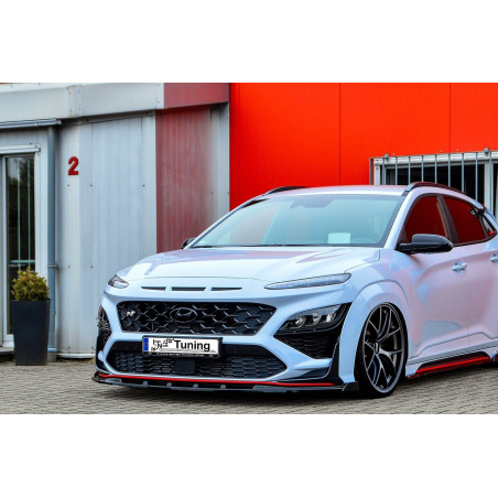 Spoiler paraurti anteriore in abs con flaps hyundai Kona N (Cod. IN-INE-20220031BNW-ABS-G-2)