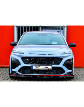 Spoiler paraurti anteriore in abs con flaps hyundai Kona N (Cod. IN-INE-20220031BNW-ABS-G-2)