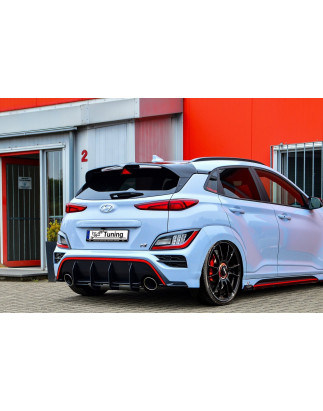 Sottoparaurti posteriore race look con flaps hyundai Kona N (Cod. IN-INE-20220045BNRT-ABS)