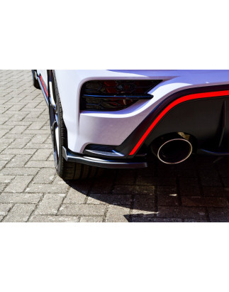 Sottoparaurti laterali posteriori con flaps hyundai Kona N-Line (Cod. IN-INE-20220045BNWL/R-ABS-2)