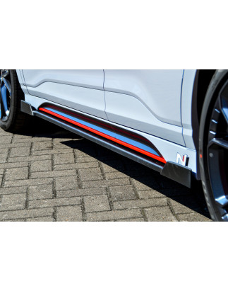 Set minigonne Cup con flaps anteriori e posteriori race look   hyundai Kona N-Line (Cod. IN-INE-2022