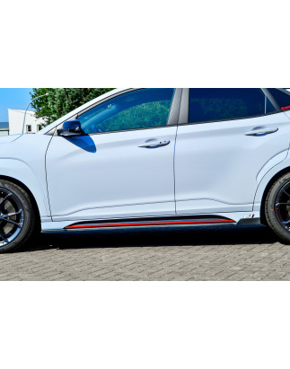 Set minigonne Cup con flaps posteriori Race look hyundai Kona N (Cod. IN-INE-20220050BNWH-ABS-G-2)