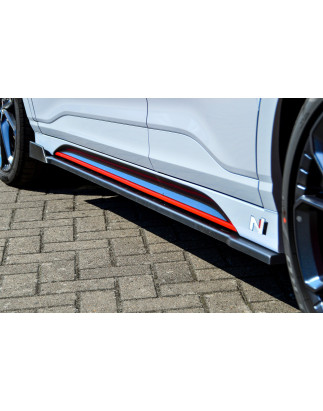 Set minigonne Cup con flaps anteriori race look   hyundai Kona N-Line (Cod. IN-INE-20220050BNWV-ABS-