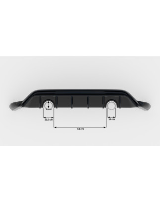 Sottoparaurti posteriore Ford Focus Hatchabck ST-Line (Cod. M-FO-FO-4-STLINE-RS1A)