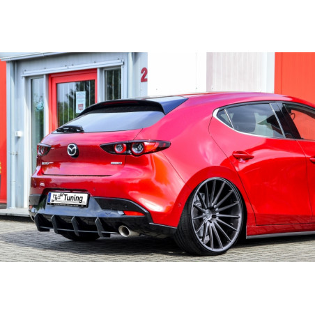 Estrattore posteriore race look mit flaps laterali Mazda 3 BP (Cod. IN-INE-20410045DRT-ABS )