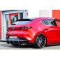 Estrattore posteriore race look mit flaps laterali Mazda 3 BP (Cod. IN-INE-20410045DRT-ABS )