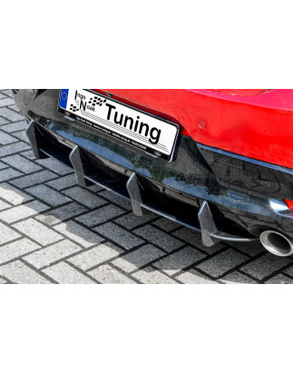 Estrattore posteriore race look mit flaps laterali Mazda 3 BP (Cod. IN-INE-20410045DRT-ABS )