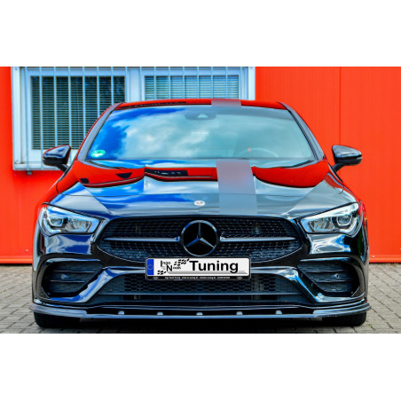 Spoiler paraurti anteriore in abs MercedesBenz CLA C118 berlina (Cod. IN-INE-20500031CAMGL-ABS-C)
