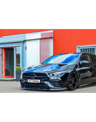Spoiler paraurti anteriore in abs MercedesBenz CLA C118 berlina (Cod. IN-INE-20500031CAMGL-ABS-G)