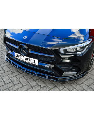 Spoiler paraurti anteriore in abs con flaps Mercedes Benz CLA C118 berlina (Cod. IN-INE-20500031CAMG