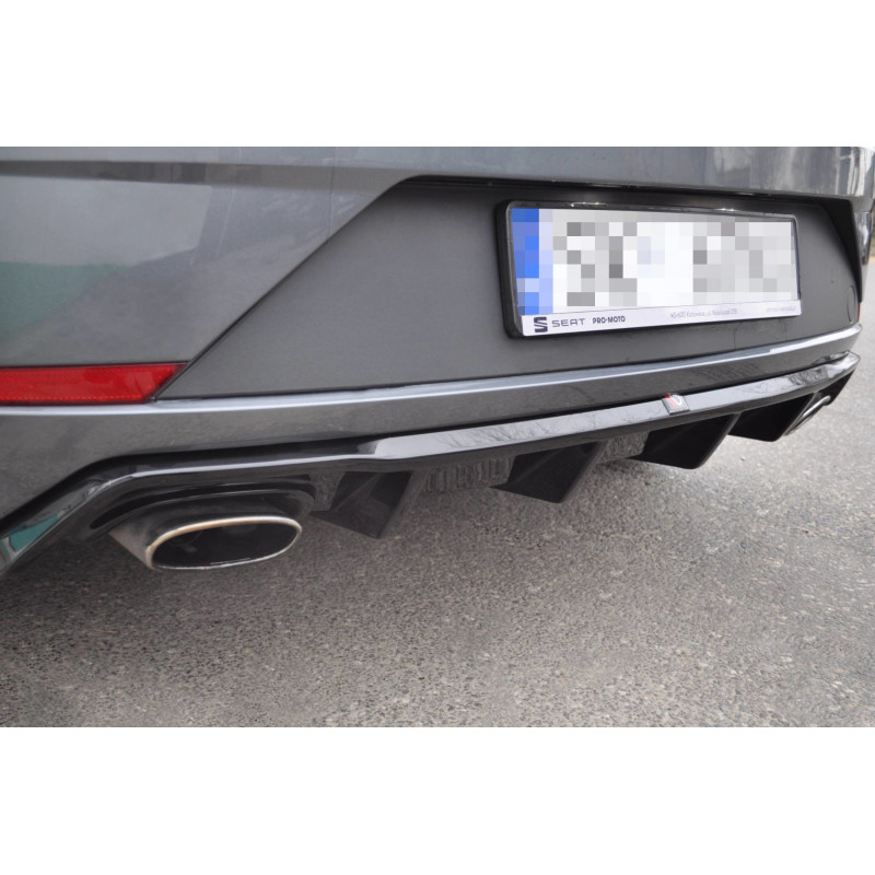 Sottoparaurti posteriore V.1 Seat Leon Cupra Mk3 FL  (Cod. M-SE-LE-3F-CU-RS1G)