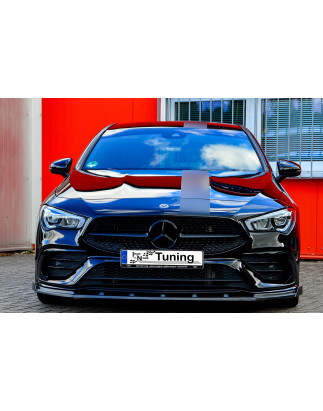 Spoiler paraurti anteriore in abs con flaps MercedesBenz CLA C118 berlina (Cod. IN-INE-20500031CAMGL