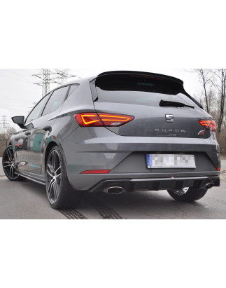 Sottoparaurti posteriore V.1 Seat Leon Cupra Mk3 FL  (Cod. M-SE-LE-3F-CU-RS1G)
