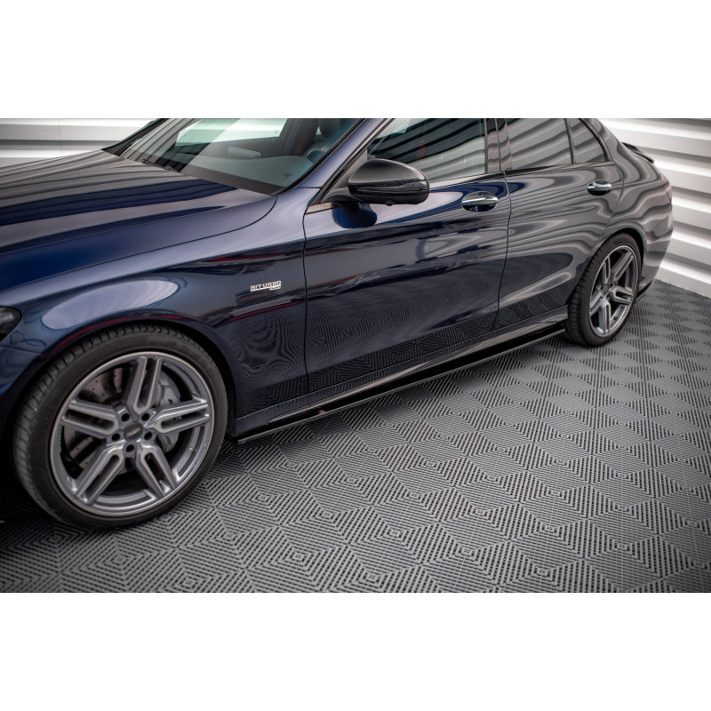 Diffusori minigonne Mercedes-AMG C 43 / AMG-Line W205 (Cod. M-ME-C-205-AMG-SD1G)