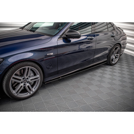 Diffusori minigonne Mercedes-AMG C 43 / AMG-Line W205 (Cod. M-ME-C-205-AMG-SD1G)