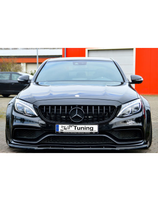 Spoiler paraurti anteriore in abs con flaps laterali ( Non adatto per Aeropaket) MercedesBenz C63 AM