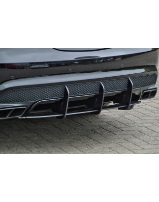 Estrattore posteriore race look Mercedes Benz CLA 45AMG  C117 / 245G (Cod. IN-INE-20500045AMGRT-ABS)